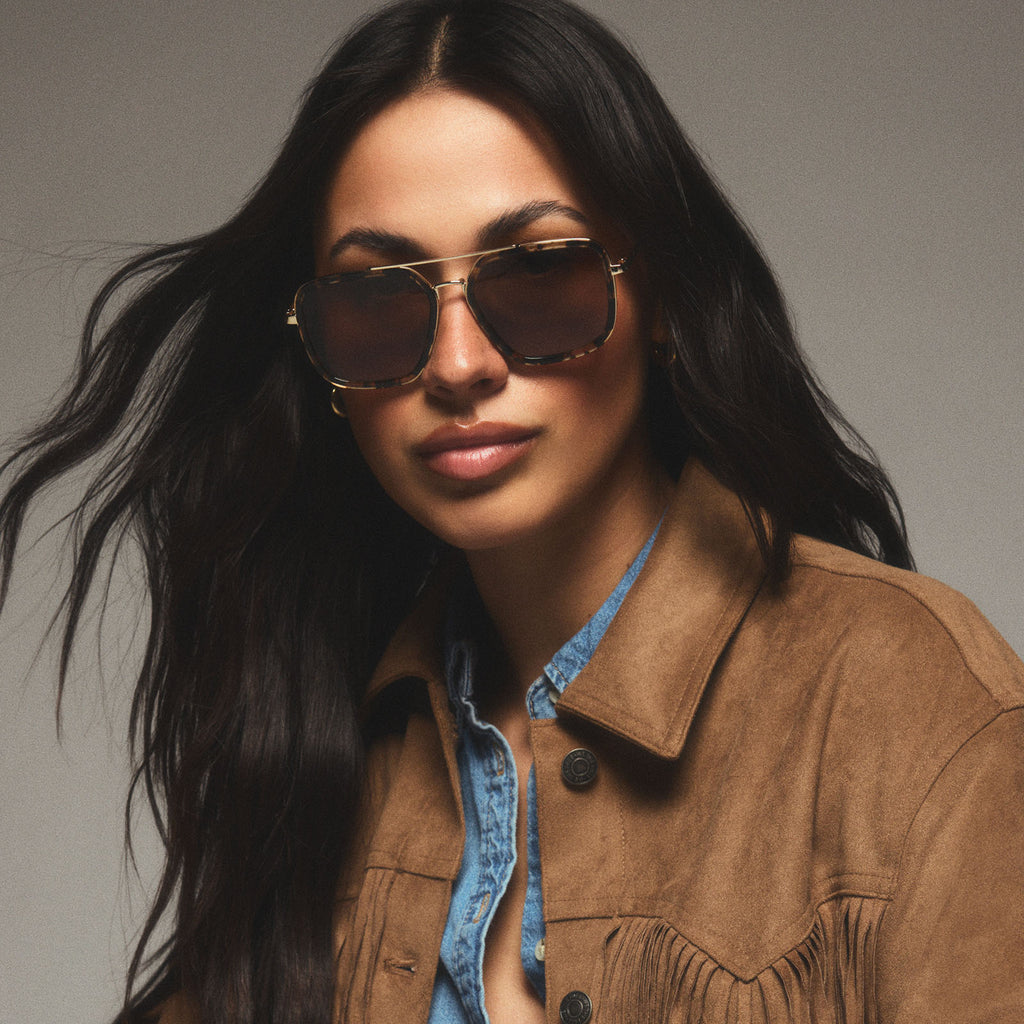 Jordan Polarized Aviator Sunglasses – Espresso Tortoise