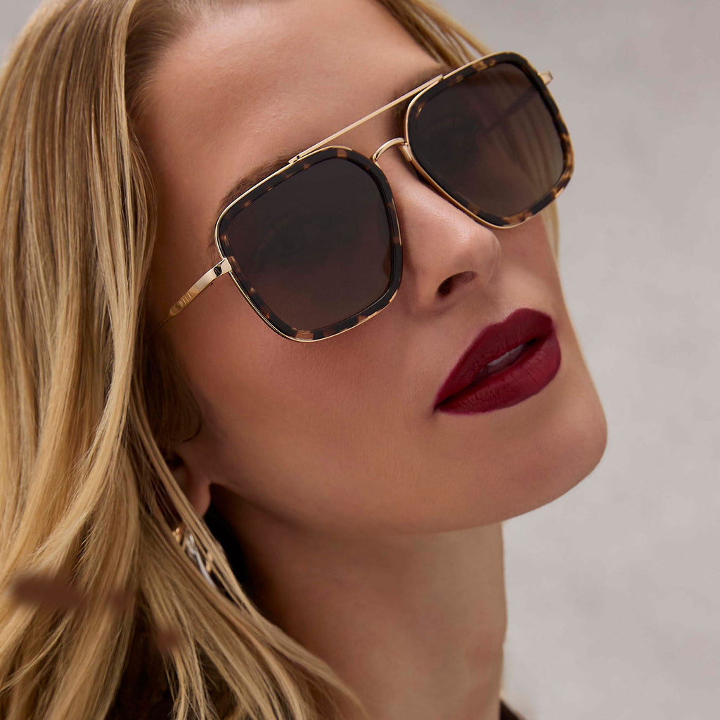 Jordan Polarized Aviator Sunglasses – Espresso Tortoise
