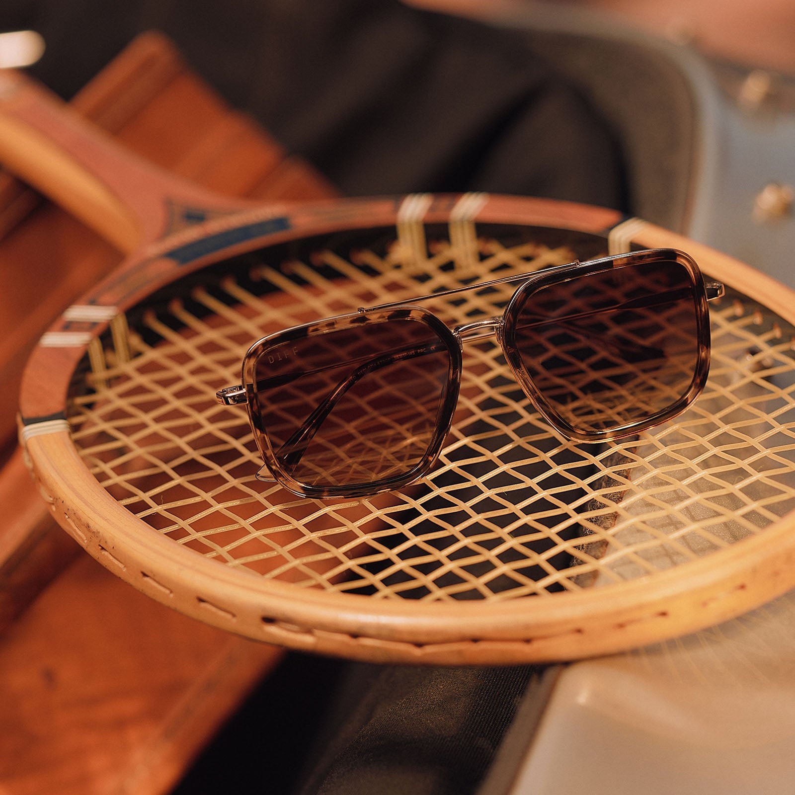 Jordan Polarized Aviator Sunglasses – Espresso Tortoise