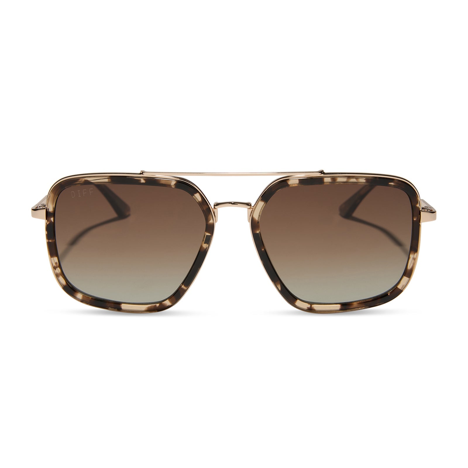 Jordan Polarized Aviator Sunglasses – Espresso Tortoise
